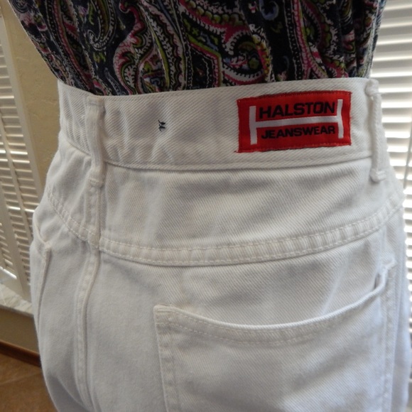VINTAGE HALSTON CROP JEANS - Picture 4 of 4